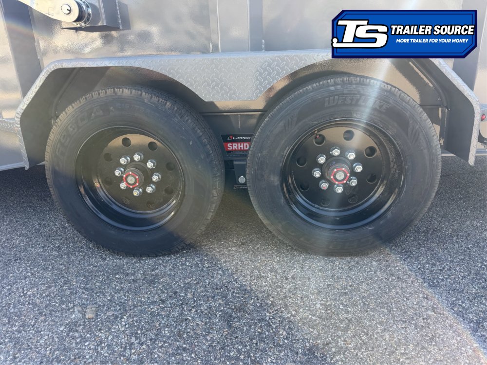 7x16 Diamond C LPT 208 Dump Trailer - 44" Sides - 18K GVWR - 18 Ply Tires, Hydraulic Jack(s)