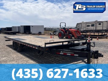 8.5x24 Iron Bull TDP Deckover Tilt Trailer - 14K GVWR -