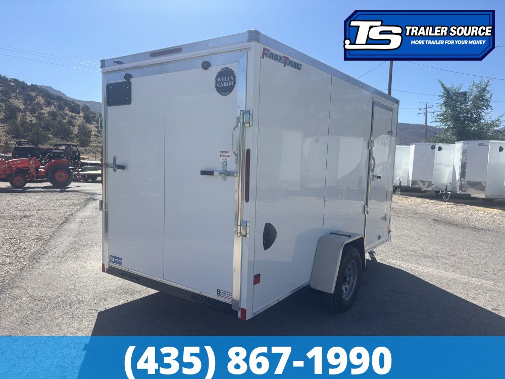 6x12 Wells Cargo FastTrac Enclosed Cargo Trailer - 6'6" Interior - 3.5K GVWR -