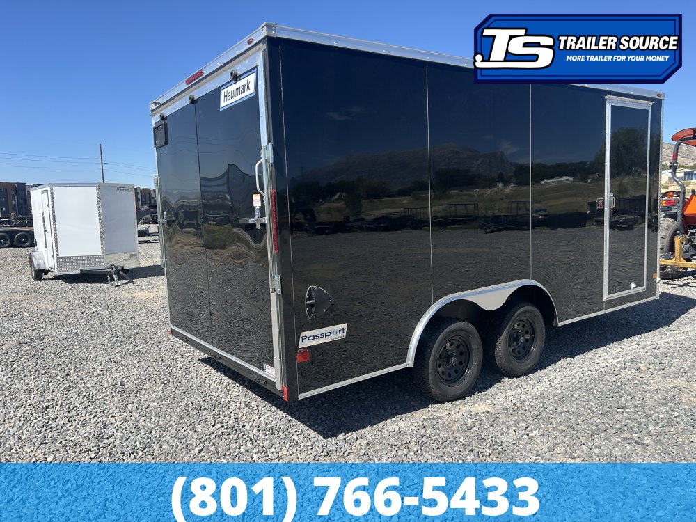 8.5x16 Haulmark Passport Enclosed Cargo Trailer - 7'0" Interior - 7K GVWR - Dovetail