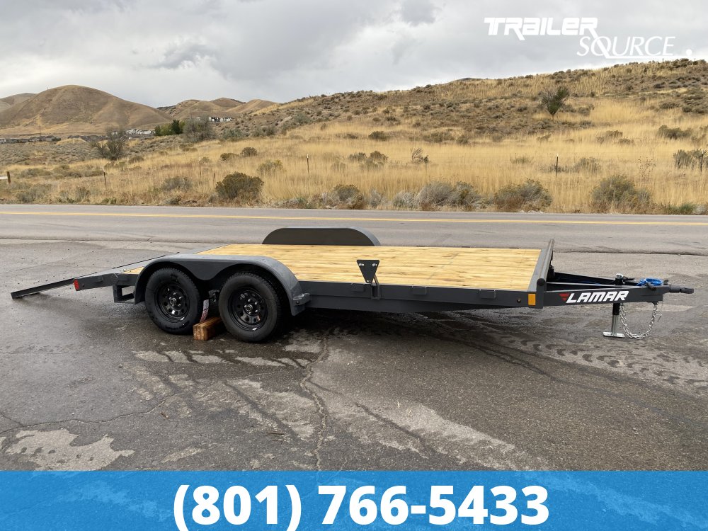 7x16 Lamar Car Hauler 7K Car Hauler Trailer