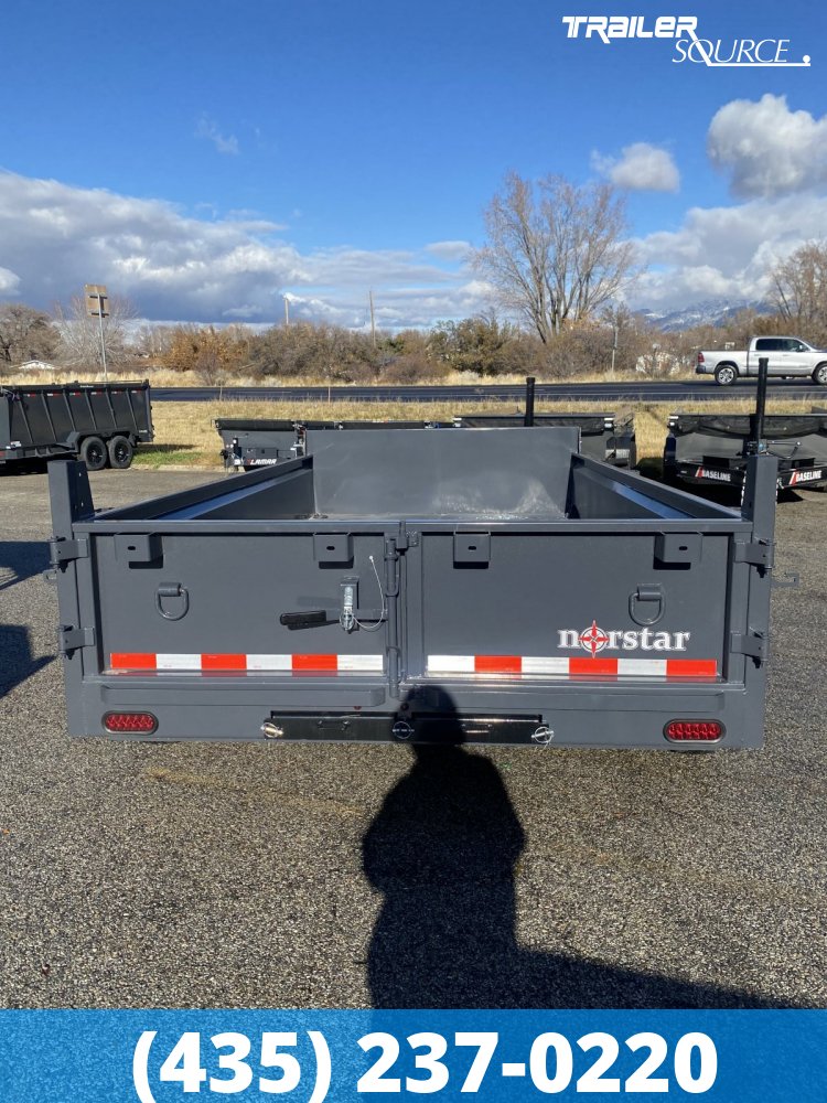 7x14 Norstar Iron Bull DCB 20" Sides 14K Dump Trailer