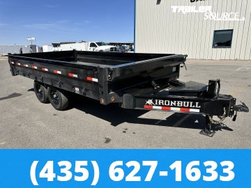 8.5x16 Iron Bull DDP 15K Dump Trailer