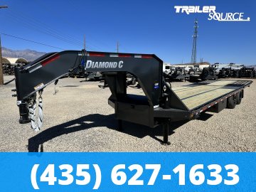 8.5x32 Diamond C FMAX HDT Gooseneck Hydraulic Dovetail 32' 25.9K Hydraulic Dovetail Gooseneck