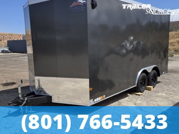 8.5x16 American Hauler Night Hawk 7'6" 7K Tandem Axle Enclosed Cargo