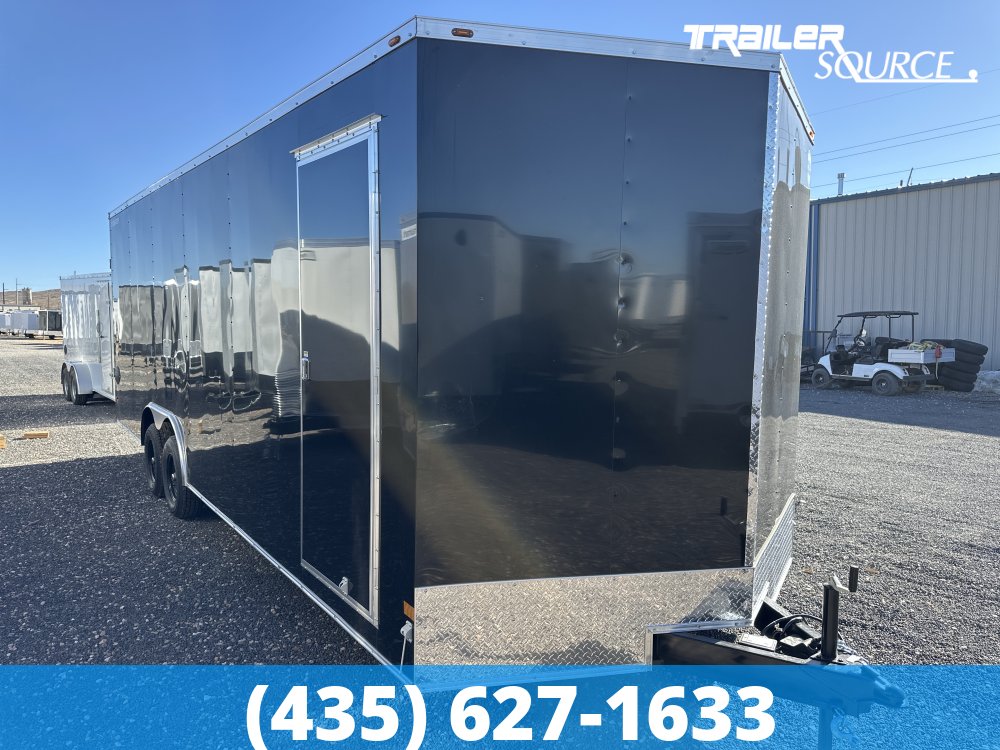 8.5x24 Wells Cargo Fast Trac Deluxe 7'6" Interior 10K Tandem Axle Enclosed Cargo
