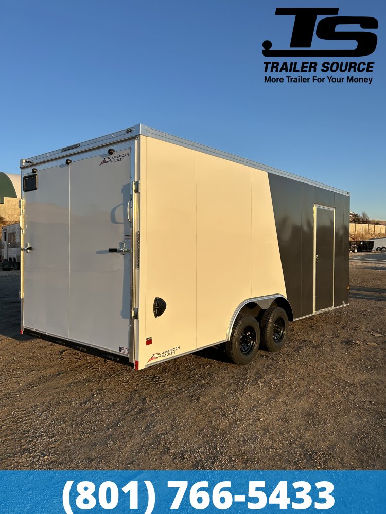 8.5x20 American Hauler Night Hawk Enclosed Cargo Trailer - 7'6" Interior - 10K GVWR 2 Tone Color