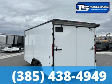 8.5x16 Look ST DLX Enclosed Cargo Trailer - 7'0" Interior - 7K GVWR - .080 PolyCor, Black Out Package, Rear Spoiler w/ Load Lights