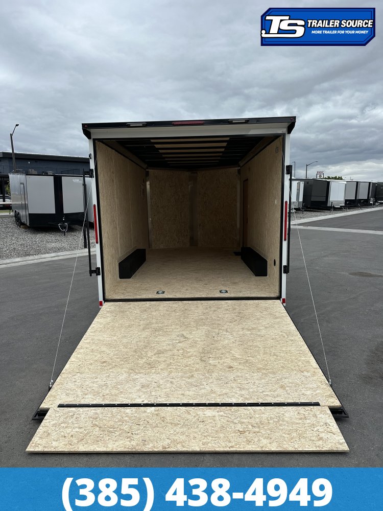 8.5x16 Look ST DLX Enclosed Cargo Trailer - 7'0" Interior - 7K GVWR - .080 PolyCor, Black Out Package, Rear Spoiler w/ Load Lights