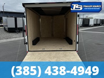 8.5x16 Look ST DLX Enclosed Cargo Trailer - 7'0" Interior - 7K GVWR - .080 PolyCor, Black Out Package, Rear Spoiler w/ Load Lights