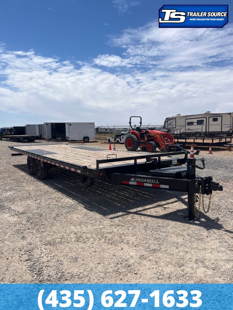 8.5x24 Iron Bull TDP Deckover Tilt Trailer - 14K GVWR -