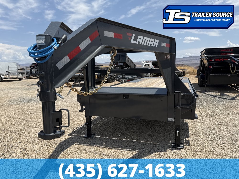 8.5x26 Lamar FA Gooseneck Deckover Tilt