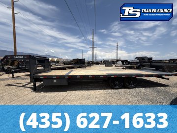 8.5x26 Lamar FA Gooseneck Deckover Tilt Trailer - 14K GVWR -