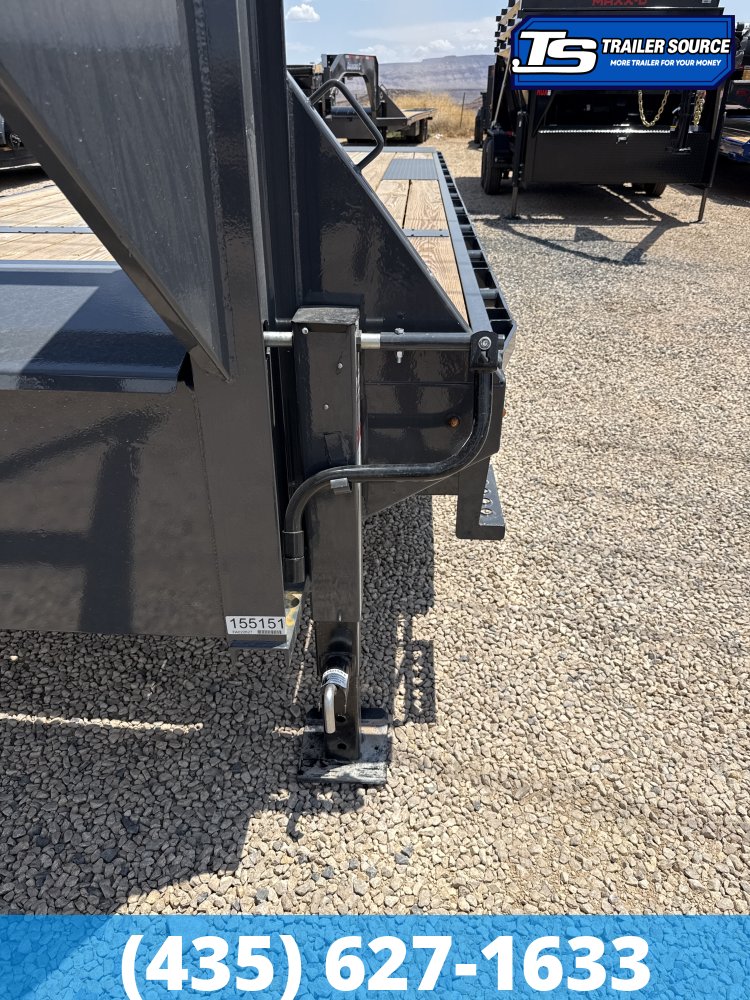 8.5x26 Lamar FA Gooseneck Deckover Tilt Trailer - 14K GVWR -