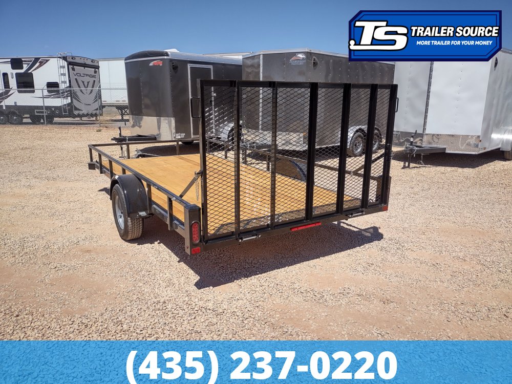 7x14 Echo EA-14-15 Utility Trailer - 3.5K GVWR - Tire Chocks