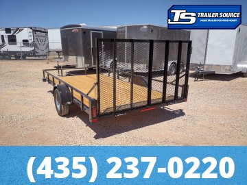7x14 Echo EA-14-15 Utility Trailer - 3.5K GVWR - Tire Chocks