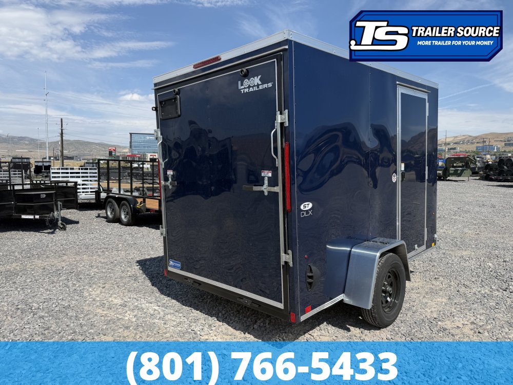 6x10 Look ST DLX Enclosed Cargo Trailer - 6'6" Interior - 3.5K GVWR -