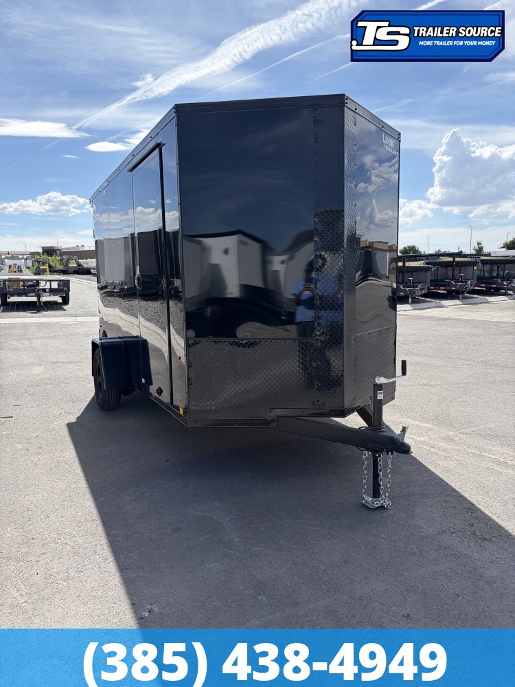 6x12 Look ST DLX Enclosed Cargo Trailer - 6'6" Interior - 3.5K GVWR - .080 PolyCor, Rear Spoiler w/ Load Lights