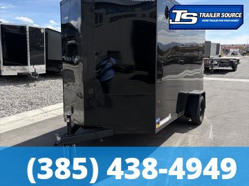6x12 Look ST DLX Enclosed Cargo Trailer - 6'6" Interior - 3.5K GVWR - .080 PolyCor, Rear Spoiler w/ Load Lights
