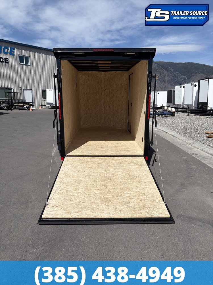 6x12 Look ST DLX Enclosed Cargo Trailer - 6'6" Interior - 3.5K GVWR - .080 PolyCor, Rear Spoiler w/ Load Lights
