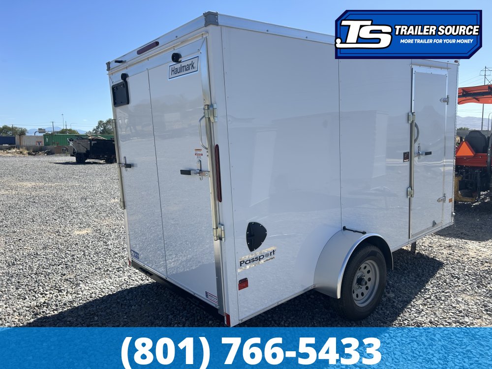 6x12 Haulmark Passport Enclosed Cargo Trailer - 6'6" Interior - 3.5K GVWR -