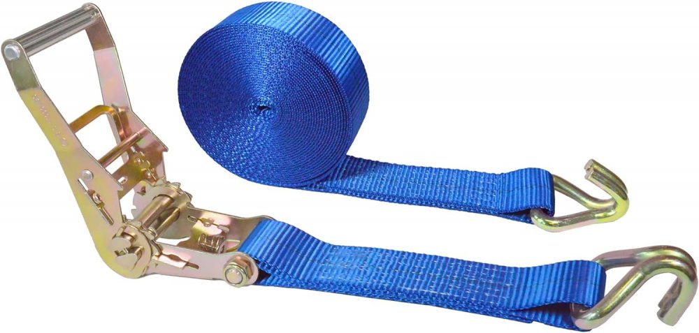 20' E-TRACK RATCHET STRAP-BLUE