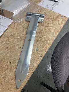 16'' Long Barn Door Strap Hinge