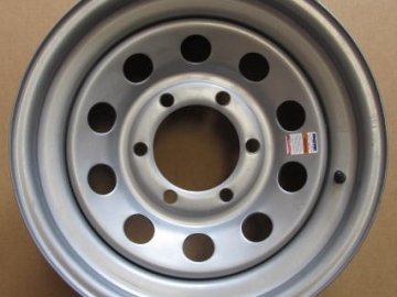 16" 6 Lug Silver Mod Rim/Wheel