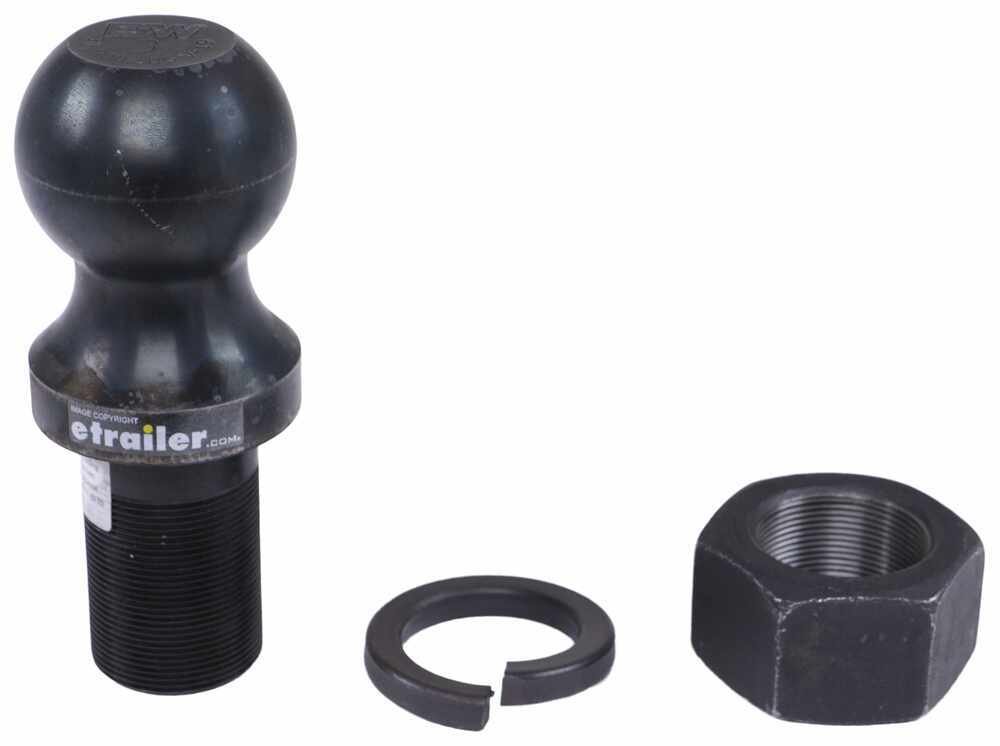 3" Hitch Ball - 2" Diameter x 3-1/4" Long Shank - Raw - 30,000 lbs