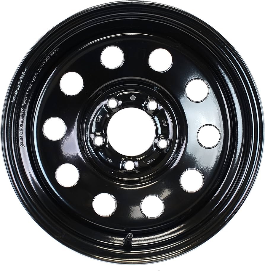 15" 5-4.5 Black Mod Rim/Wheel