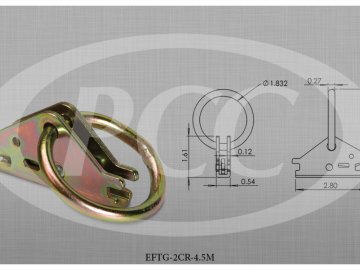E TRACK CIRCLE D RING