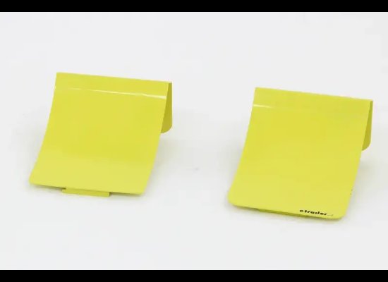 E TRACK WHEEL CHOCK- YELLOW