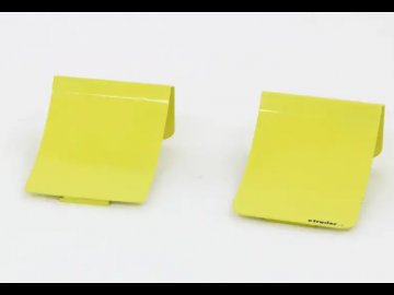 E TRACK WHEEL CHOCK- YELLOW