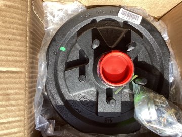 3.5K BRAKE DRUM 5 ON 4.5 (PRE GREASED)