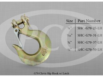 3/8" CLEVIS HOOKS FOR CHAIN
