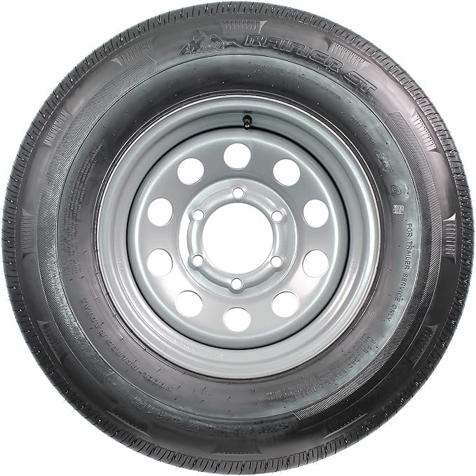 Spare Tire 15" 5 LUG 205/75/15 6 Ply Rainer (Black)