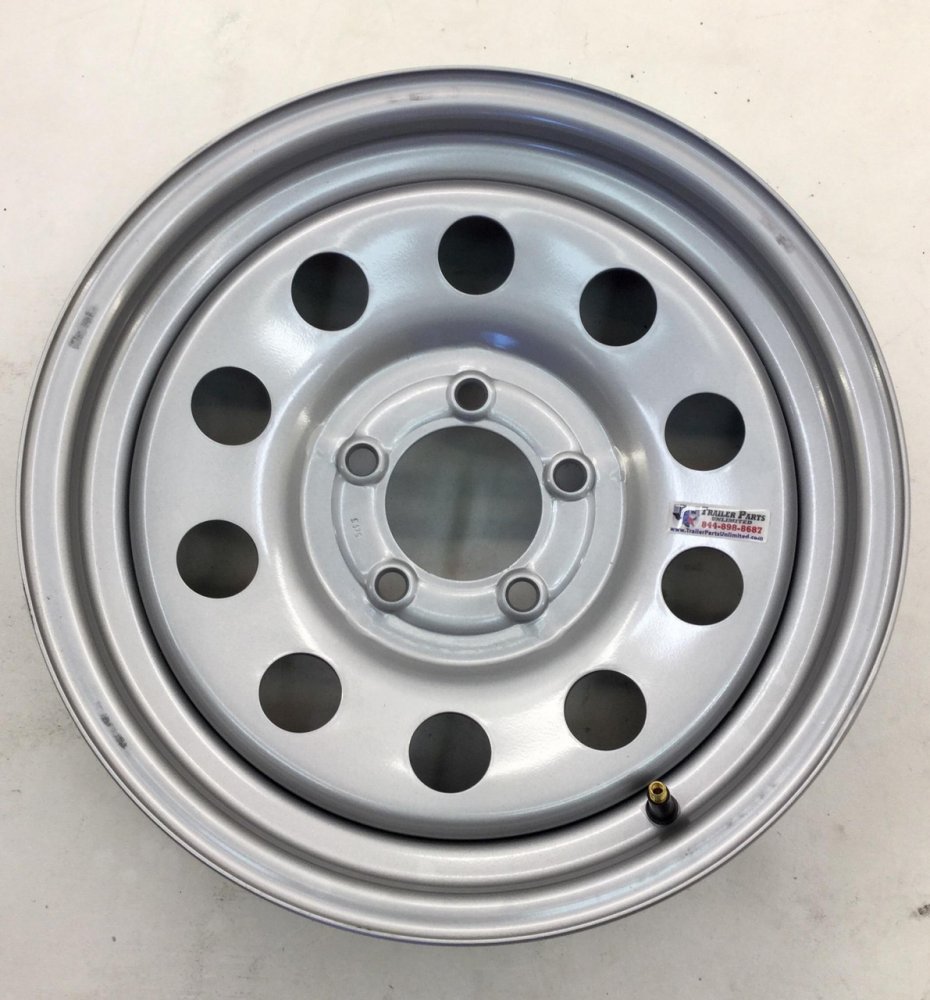 14" 5-4.5 Silver Mod Rim/Wheel