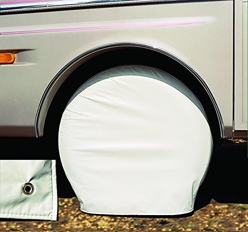 SPARE TIRE COVER WHITE