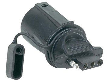7 Way Round to 4 Flat Adapter