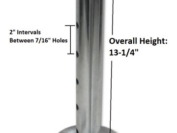 Adjustable Drop Leg Jack Foot