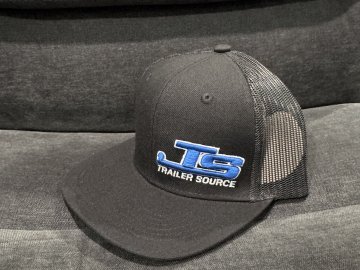 Trailer Source Hats Black With Blue Logo