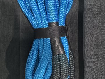 1''X30'' Recovery Rope Blue and Black