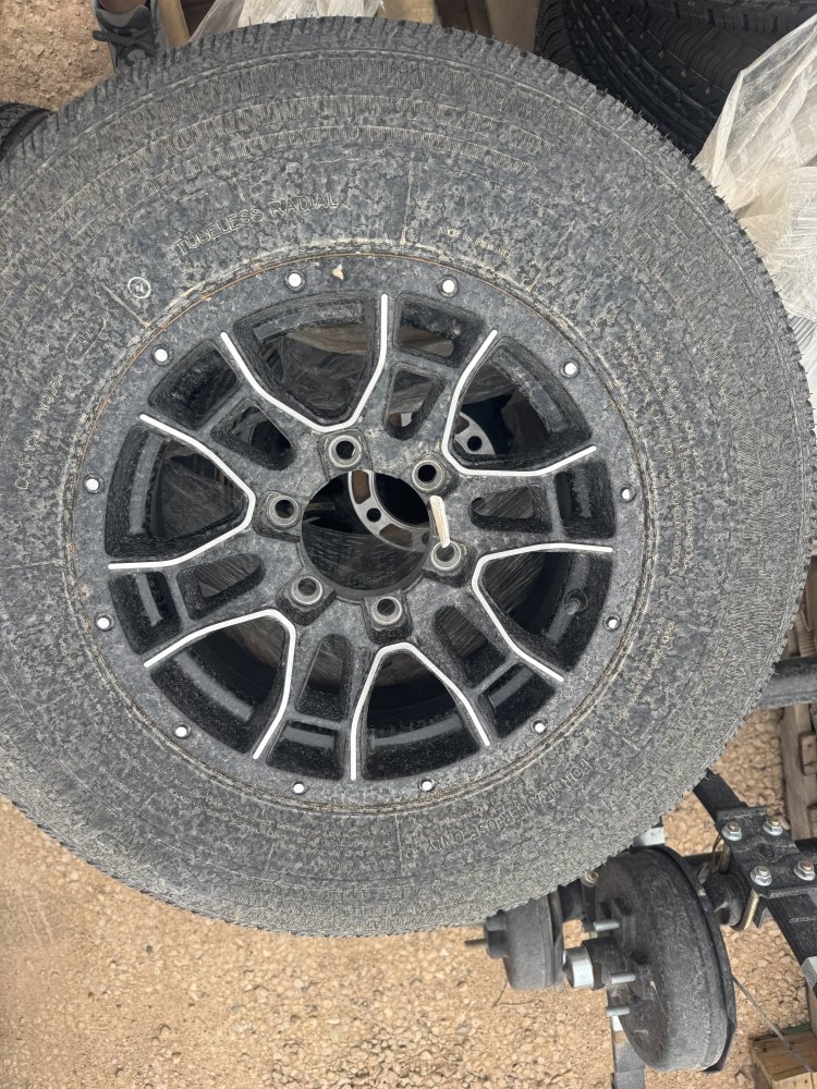 Spare Tire 15'' 6 Lug 225/75/15 8Ply Sonoran (Aluminum)