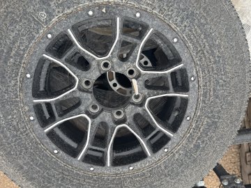 Spare Tire 15'' 6 Lug 225/75/15 8Ply Sonoran (Aluminum)