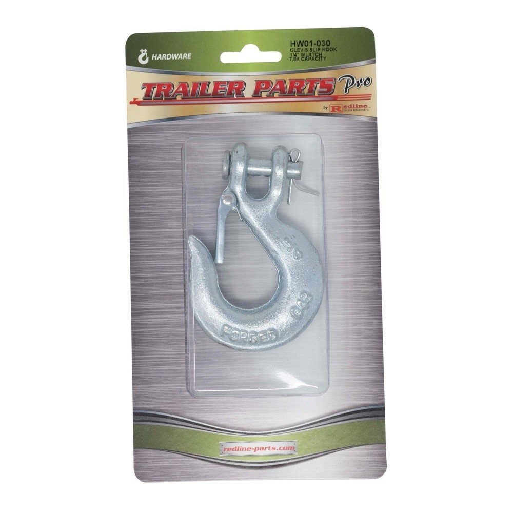 CLEVIS HOOK WITH LATCH 1/4"