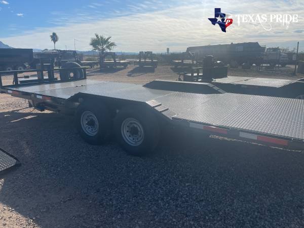 2025 Texas Pride 8.5x21 16k Bumper Pull Tilt Bed Trailer