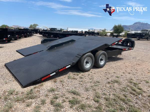 2025 Texas Pride 8.5x21 16k Bumper Pull Tilt Bed Trailer