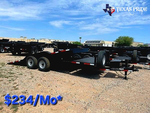 2026 Texas Pride 8.5x21/ 8.5x(17+4) Tilt Bed/ Equipment/ Car Hauler Trailer