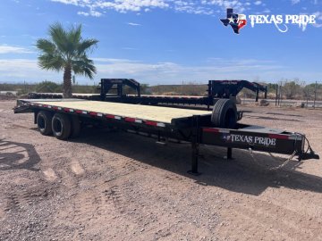 Texas Pride 8.5X25+5 30K Bumper Pull Equipment/ Flat Bed Trailer