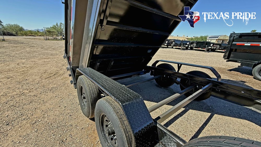 2027 7X12X4 14K Bumper Pull Dump Trailer Texas Pride